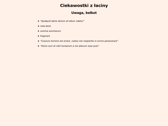 latin screenshot