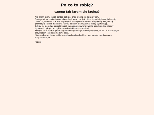 whylatin screenshot