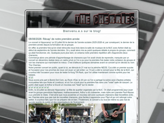 blog screenshot