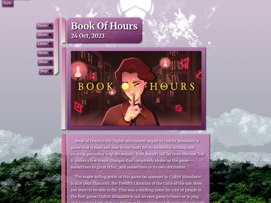 posts/2023-08-24-Book-Of-Hours screenshot