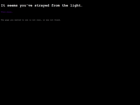 not_found screenshot