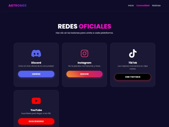 comunidad screenshot