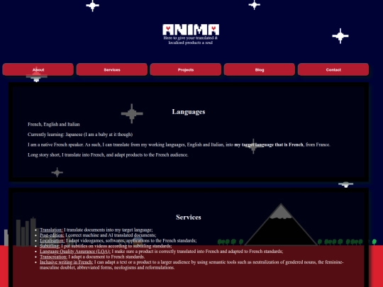 services screenshot