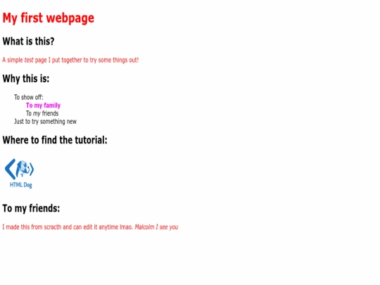 index screenshot