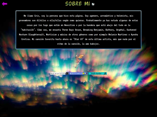 sobre screenshot