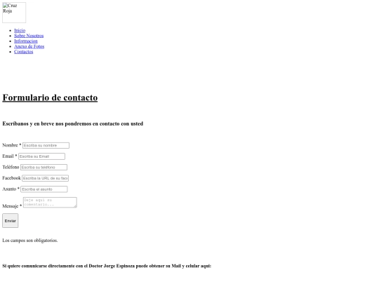Contactos screenshot