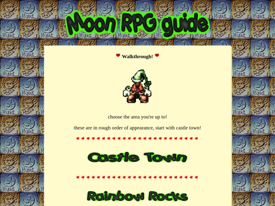 menu screenshot