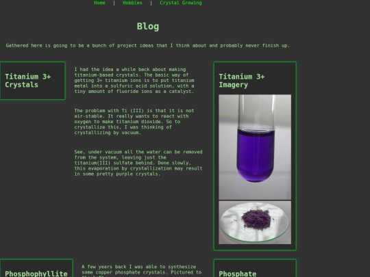 blog screenshot