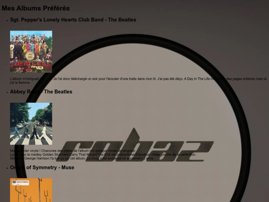 albums screenshot