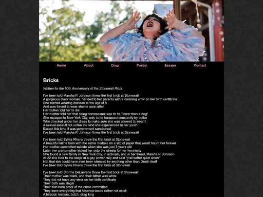 poetry/bricks screenshot