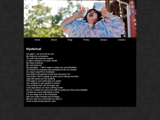poetry/hysterical screenshot