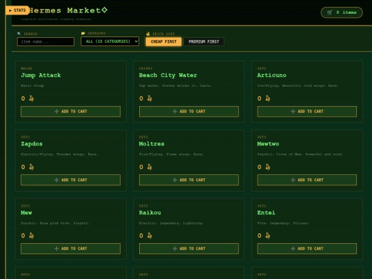 index screenshot
