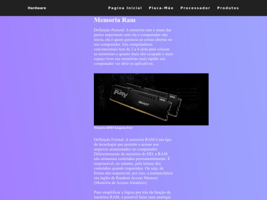 Memoria RAM screenshot