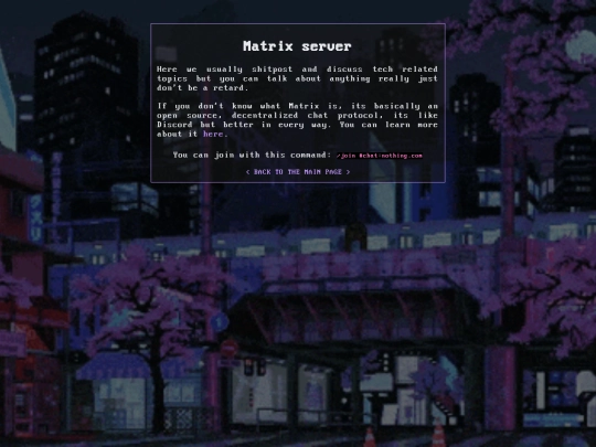 matrix screenshot