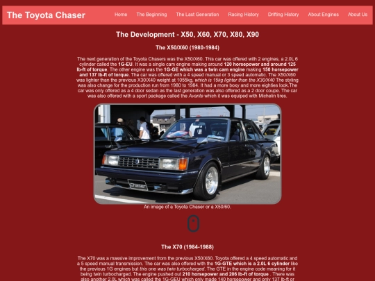 development screenshot