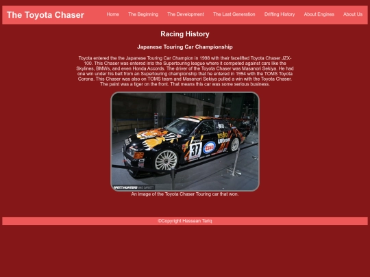 racinghistory screenshot