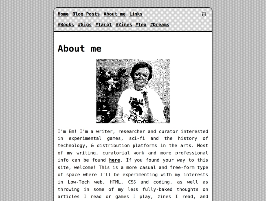 info/about screenshot