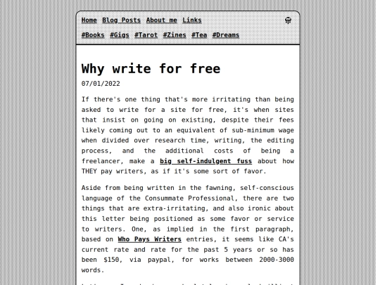 posts/2022-01-07-Why_write_for_free screenshot