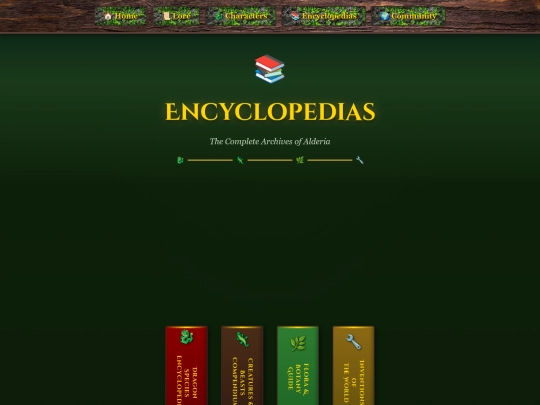 encyclopedias screenshot