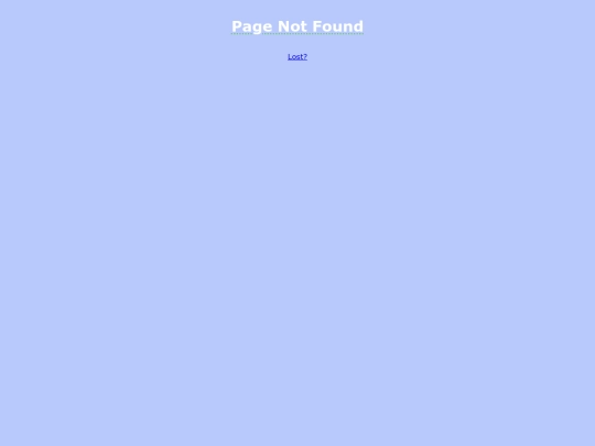 not_found screenshot