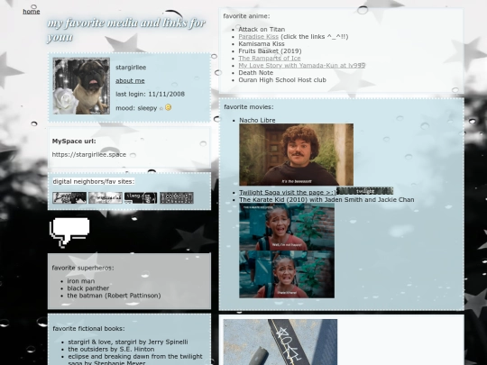 favorites screenshot