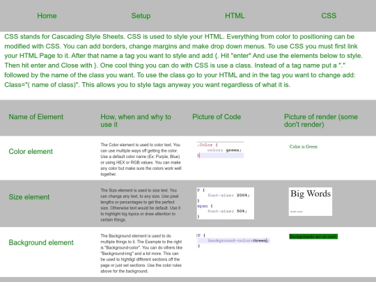 CSS screenshot
