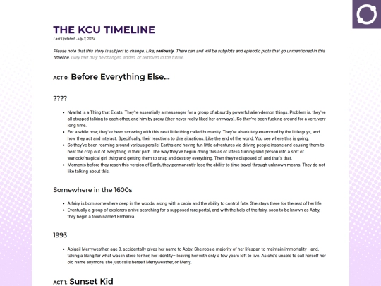 abbeudocs/KCU Full Timeline screenshot