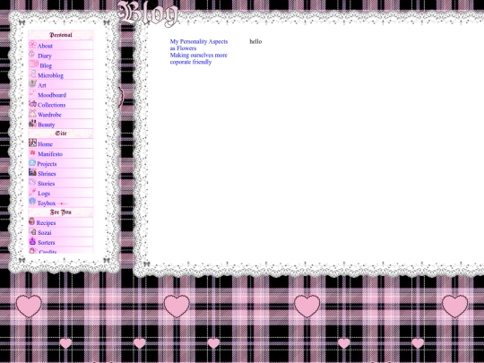 blog screenshot