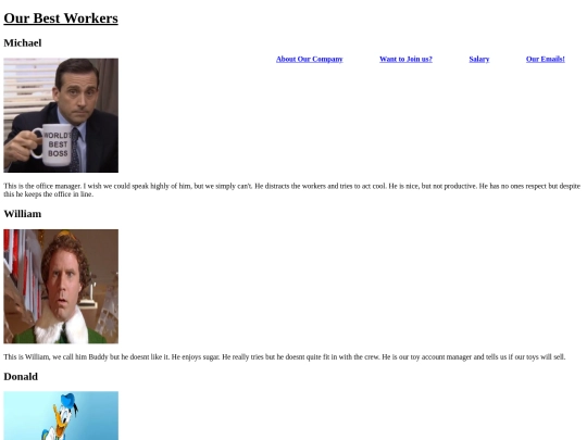 Job Biography/Workers screenshot