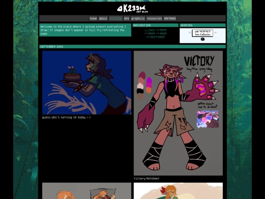 artblog screenshot
