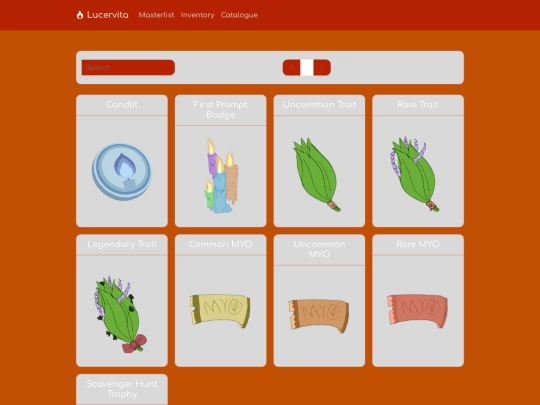 catalogue screenshot