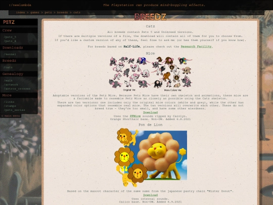 games/petz/catz screenshot