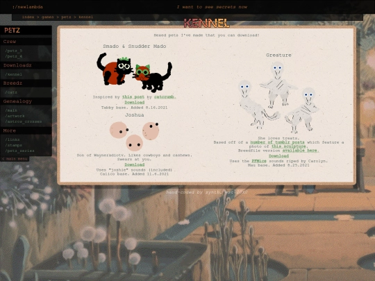 games/petz/kennel screenshot