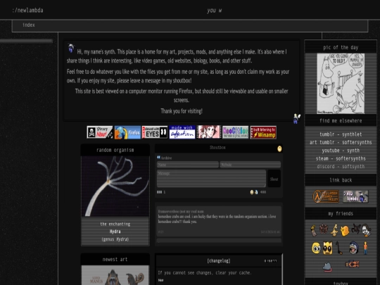 index screenshot