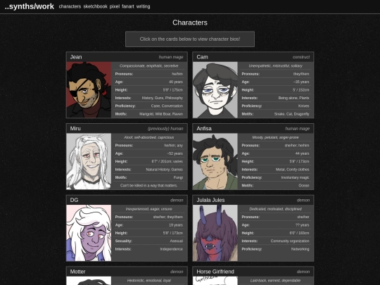 work/char screenshot