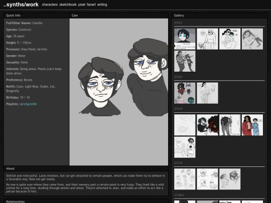 work/char/cam screenshot