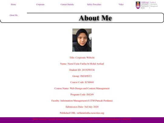 aboutme screenshot