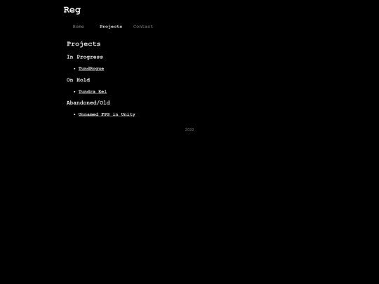 projects screenshot