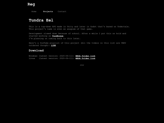 projects/tundraeel/home screenshot
