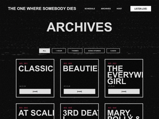 archive screenshot
