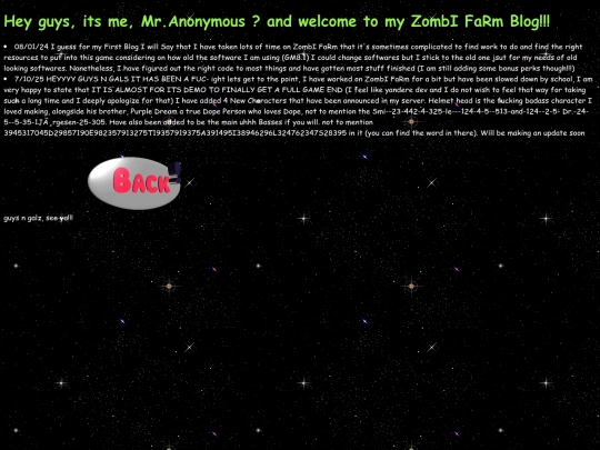 ZombIFaRmBlog screenshot