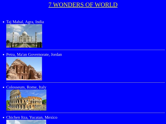 7 Wonders of the World screenshot