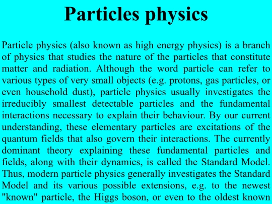 Particle Physics screenshot