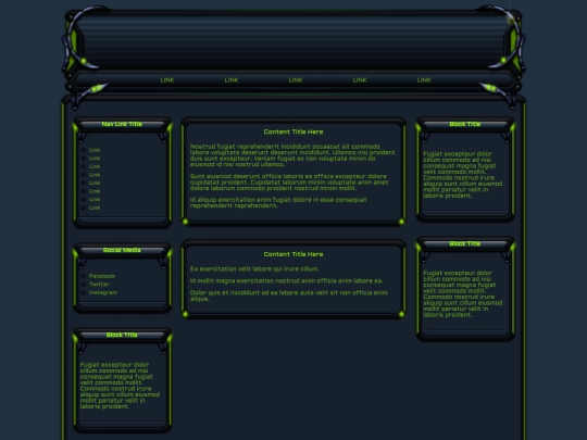 matrix/TEMPLATE-3-column screenshot