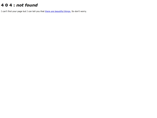 not_found screenshot