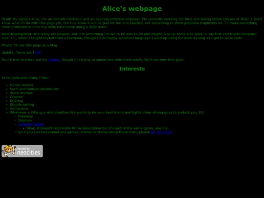 index screenshot