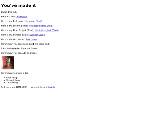 index screenshot