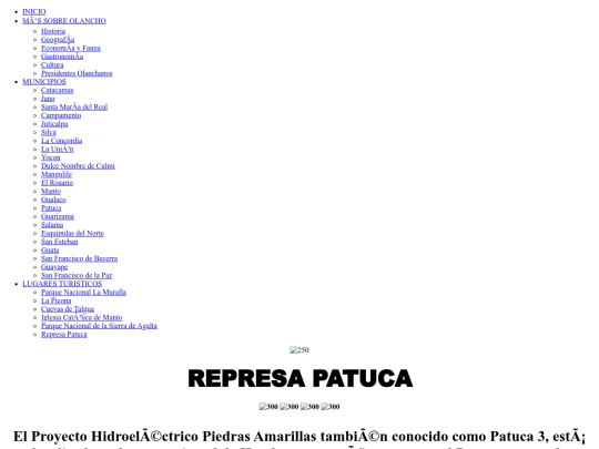 Represa Patuca screenshot
