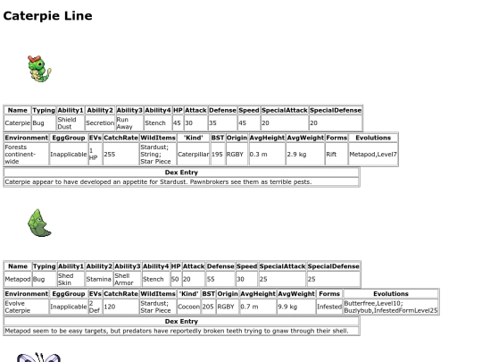 pokemon/dexpages/caterpie screenshot