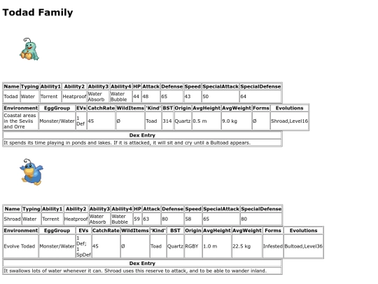 pokemon/dexpages/todad screenshot